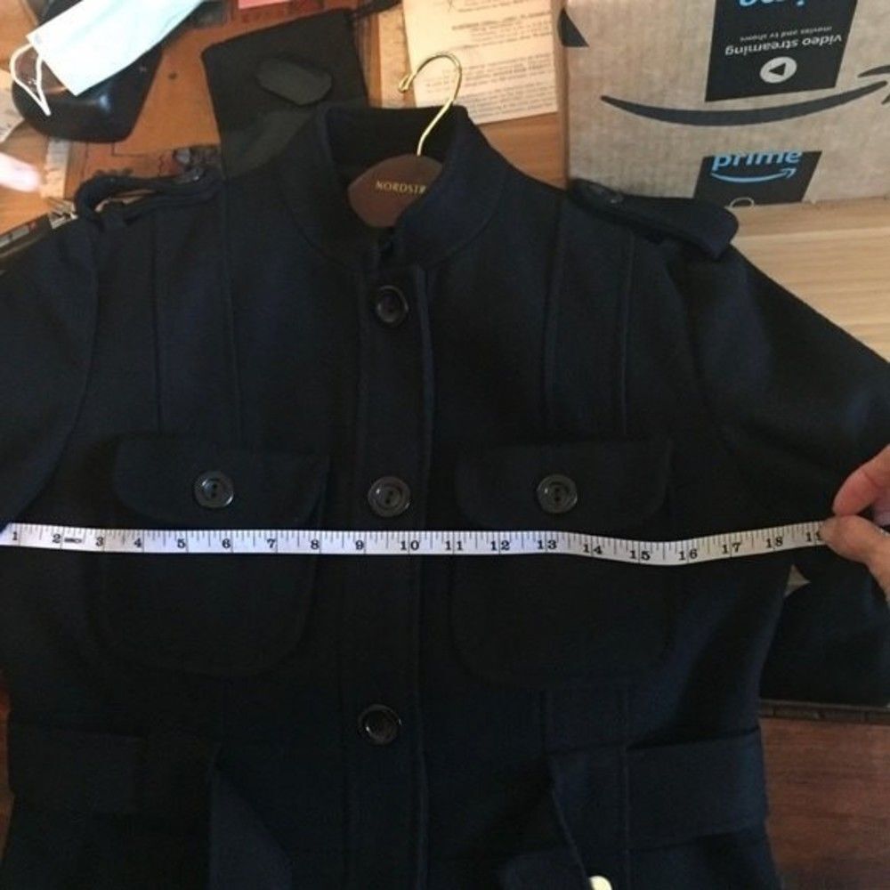French Connection Belted Wool Coat - Picture 7 of 10